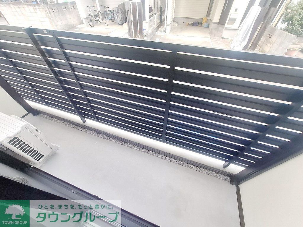 バルコニー　庭