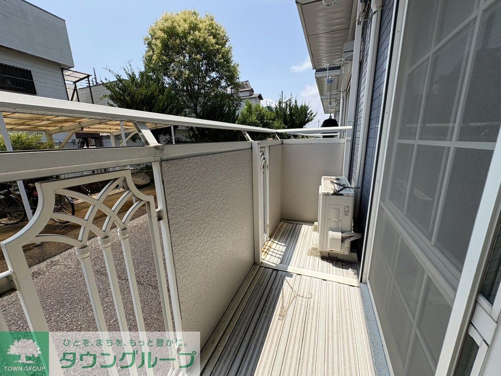 バルコニー　庭