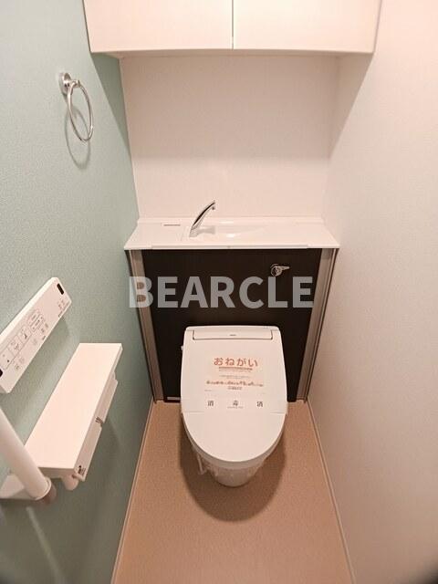 トイレ　ゆったりとした空間のトイレです