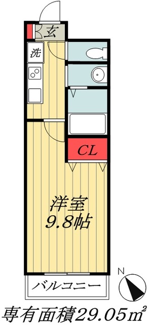東京メトロ東西線 妙典駅 徒歩7分 3階建 築23年の間取り写真