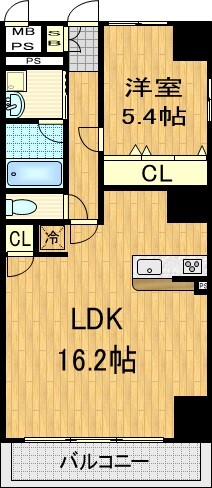 リヴェール綾堀川の間取り写真