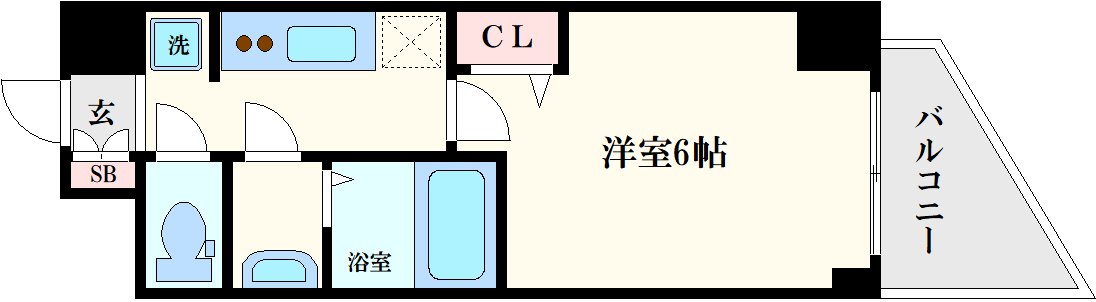 S-RESIDENCE堺筋本町Unoの間取り写真