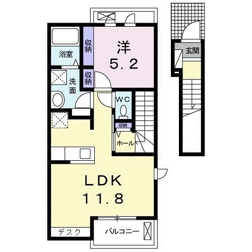 ソレイユT・D IIの間取り写真