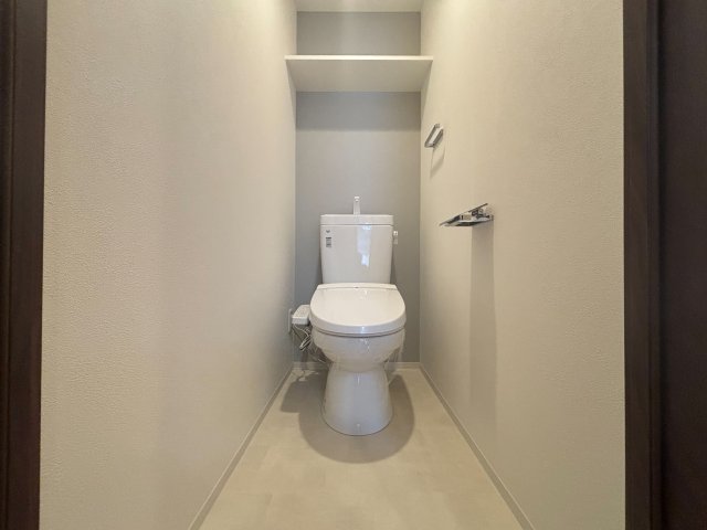トイレ　ゆったりとした空間のトイレです