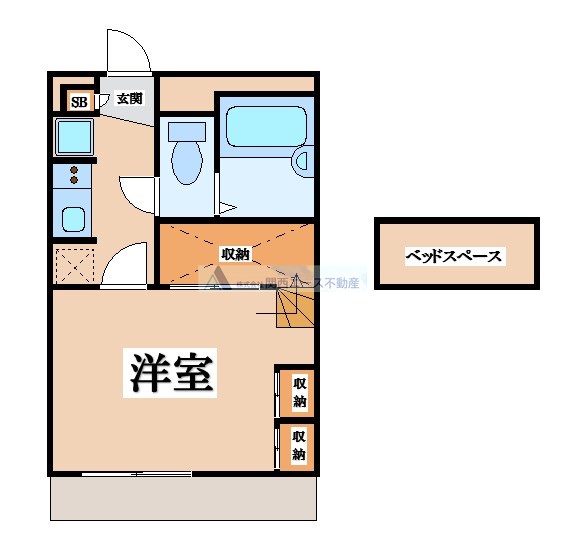 レオパレスアルフの間取り写真