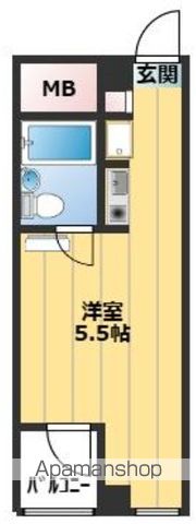 ＪＲ中央線 荻窪駅 徒歩2分 6階建 築36年の間取り写真