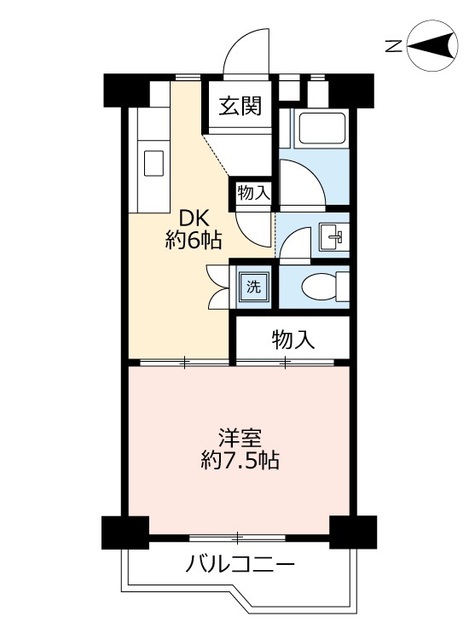 UR牛巻の間取り写真