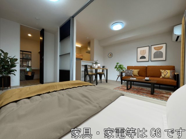 熊本市電上熊本線 杉塘駅 徒歩26分 2階建 築8年の居間写真
