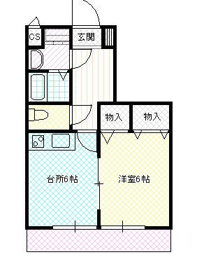 CREA雄徳山の間取り