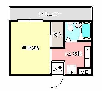 バイオレット輝の間取り