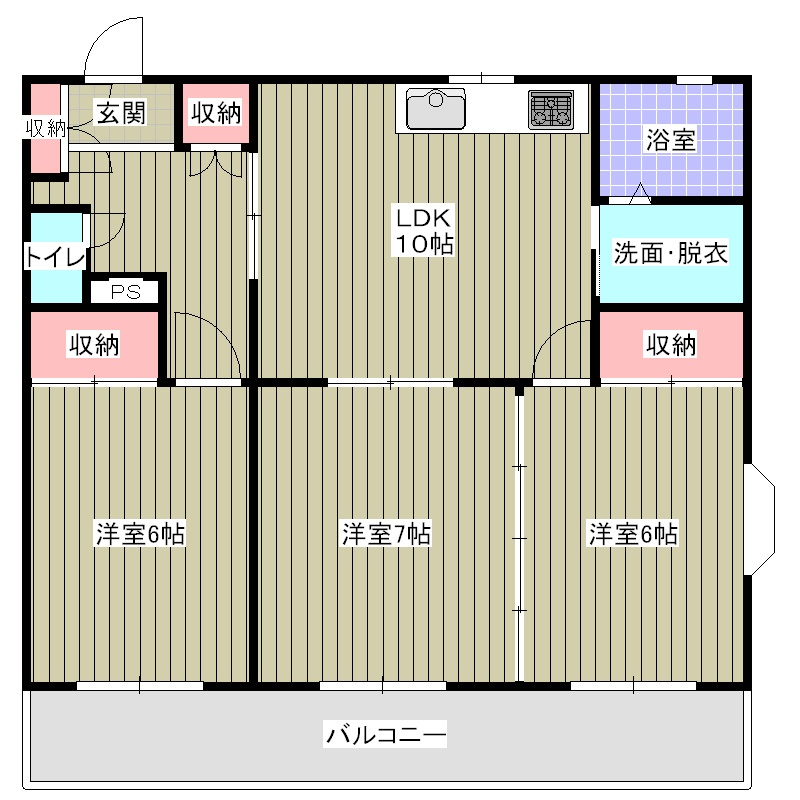 ロイヤルサダージュの間取り