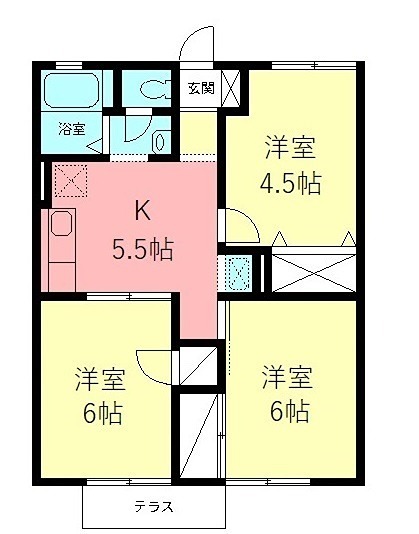 露木ハイムの間取り