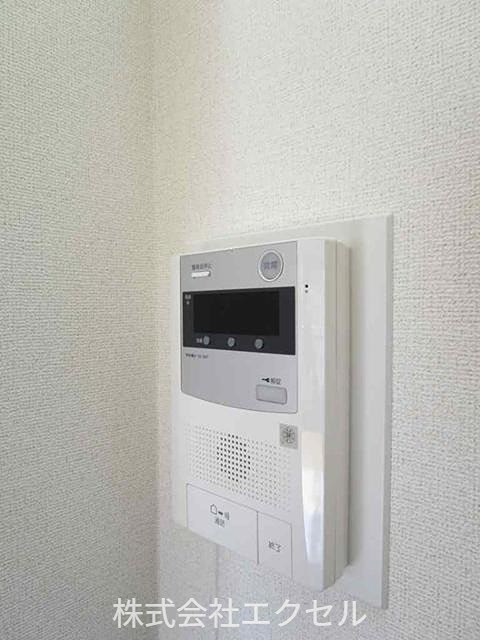 セキュリティ　モニター付きインターホンです。