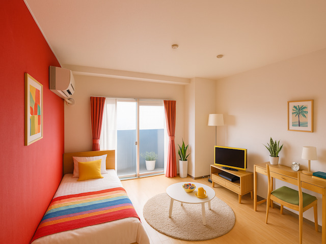 居室・リビング　CGで家具等を配置したもので家具等は含まれません。