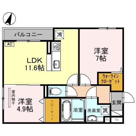 グレイスコート本山中町の間取り