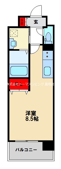 レブリアント鳥栖の間取り