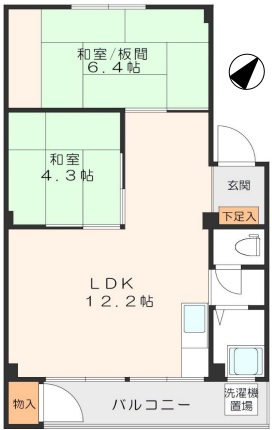 箕面グリーンハイツIの間取り