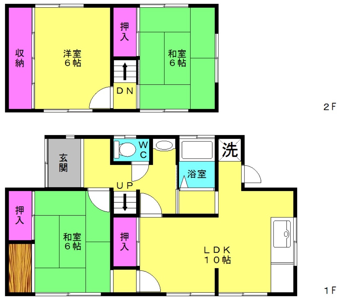 高砂市米田町島住宅の間取り