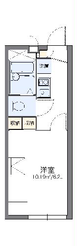 レオパレスメローネVIの間取り