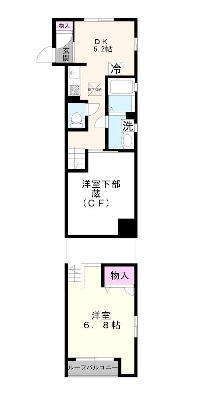 ベルリード　エメの間取り