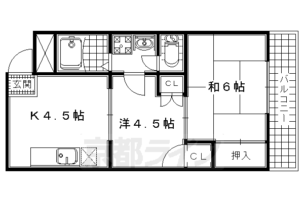 プレアール八幡の間取り