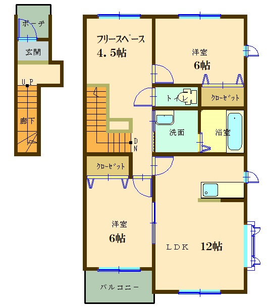 リヴィエールの間取り