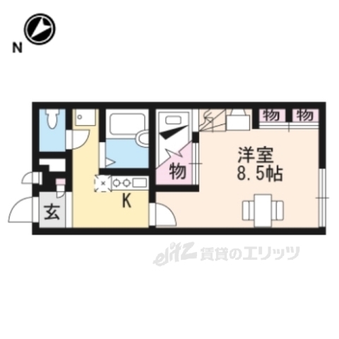 レオパレスＦＷｉｎｇの間取り