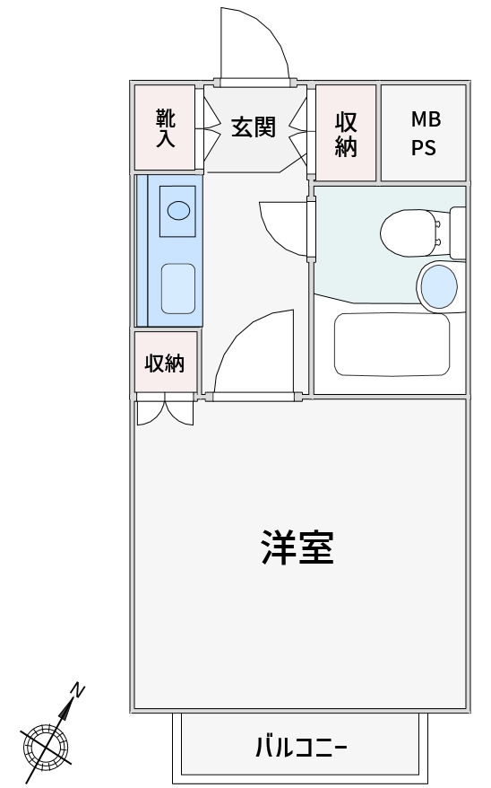 クリオ相模原弐番館の間取り