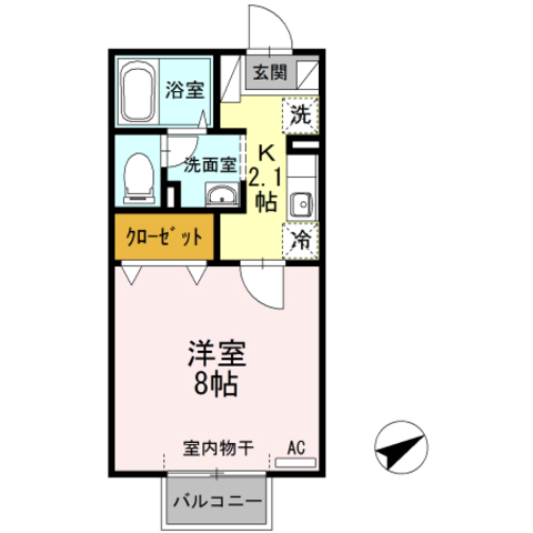 トランキール牛神の間取り