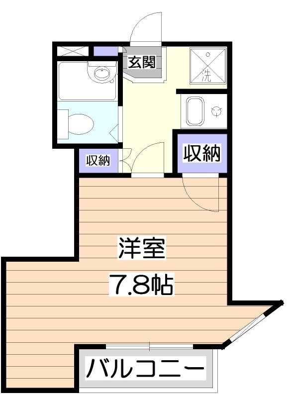 富士見市東みずほ台のマンションの間取り