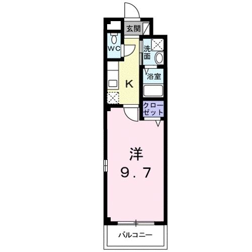 アクア　２１　Ｄの間取り