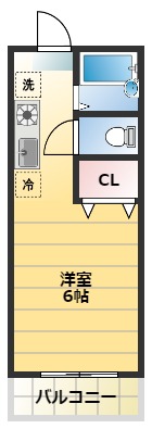 【サンハイツワカバの間取り】