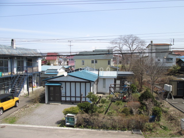 【函館市昭和のアパートの眺望】