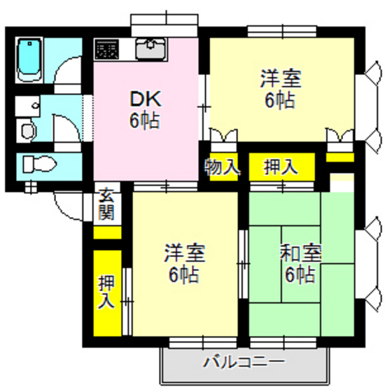 グレイスメゾンの間取り