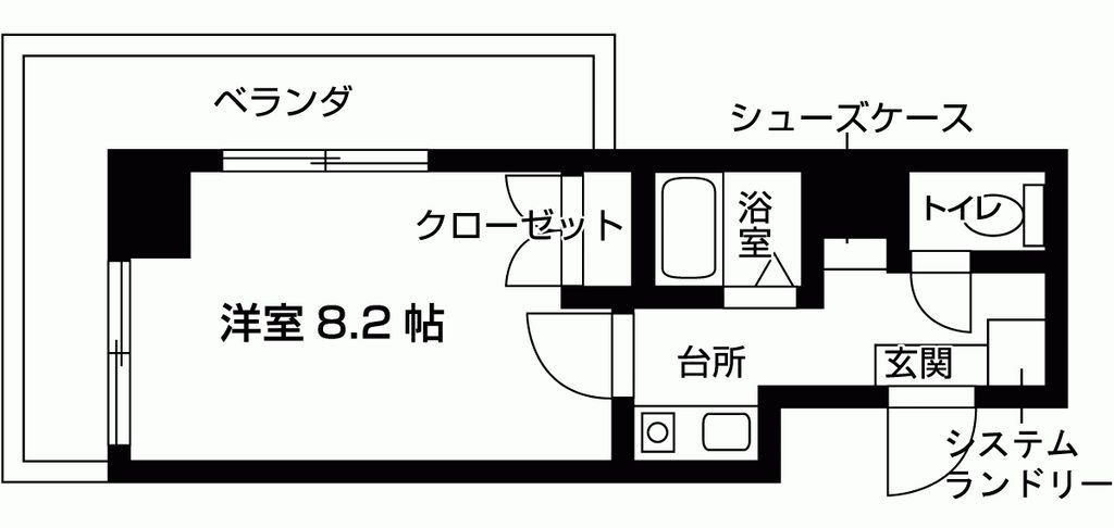 COZYスチューデントジュラクの間取り