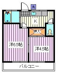 さいたま市南区鹿手袋のアパートの間取り