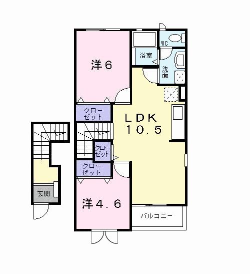 ディアコ－ト柳瀬の間取り