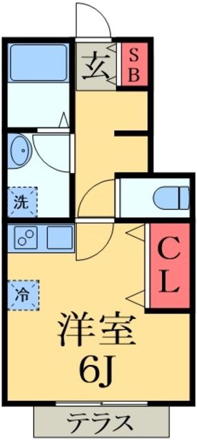 四街道市四街道のアパートの間取り