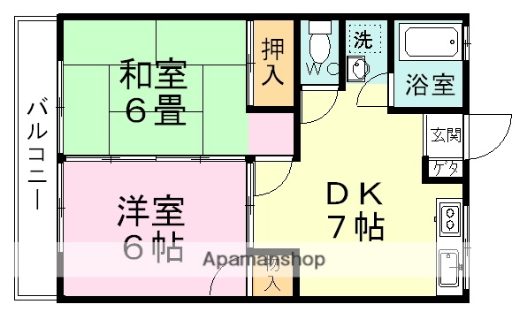 ハイム高嶺の間取り