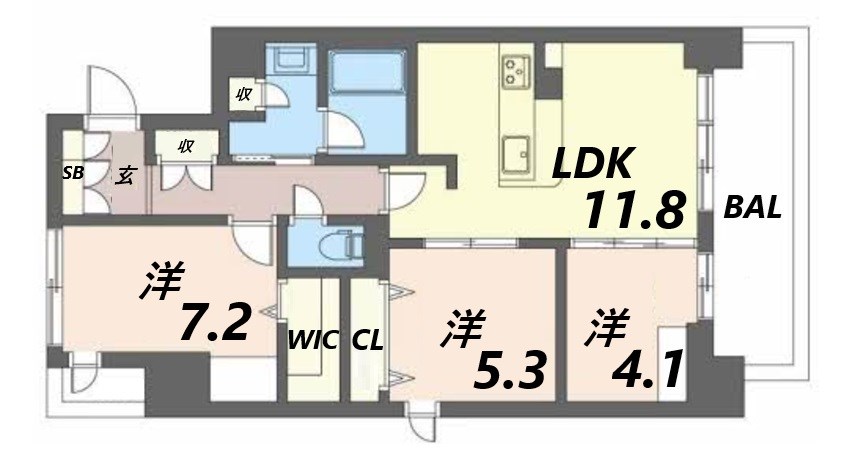 ケイマンの間取り