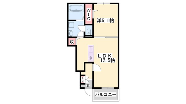 クラール勝原の間取り