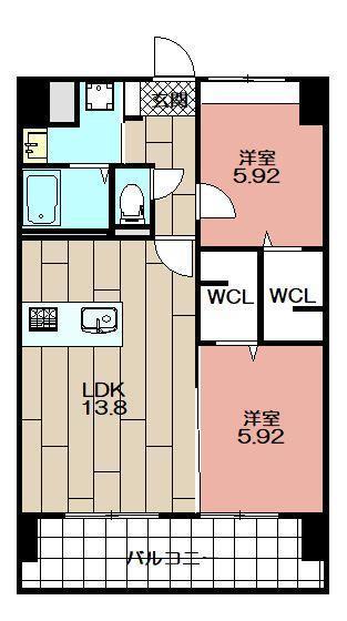 ＴＨＥ　ＳＱＵＡＲＥ・Ｇｌｏｒｙ　Ｒｅｓｉｄｅｎｃｅの間取り