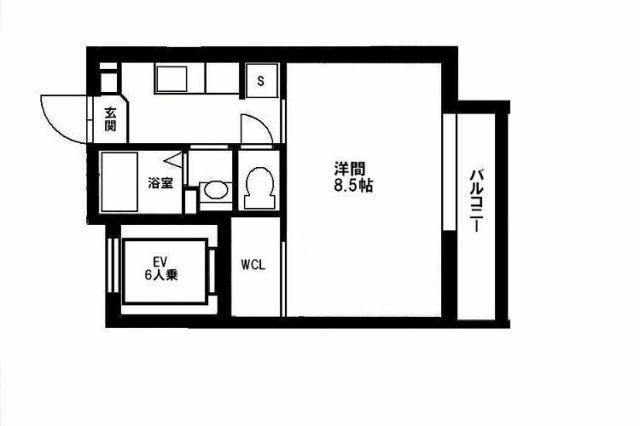 鹿児島市荒田のマンションの間取り