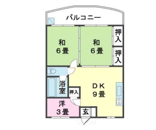 マンション和の間取り