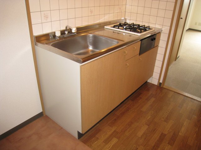 キッチン　同物件、別号室のものです。