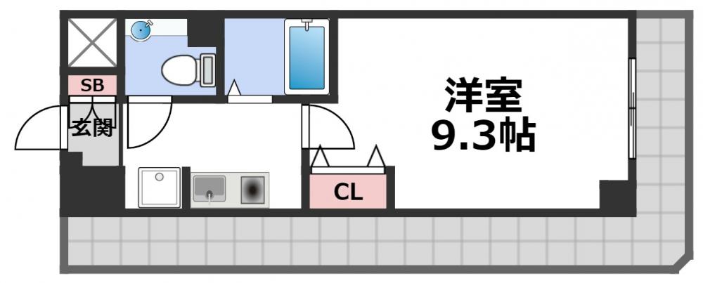 ロジェ今福鶴見の間取り