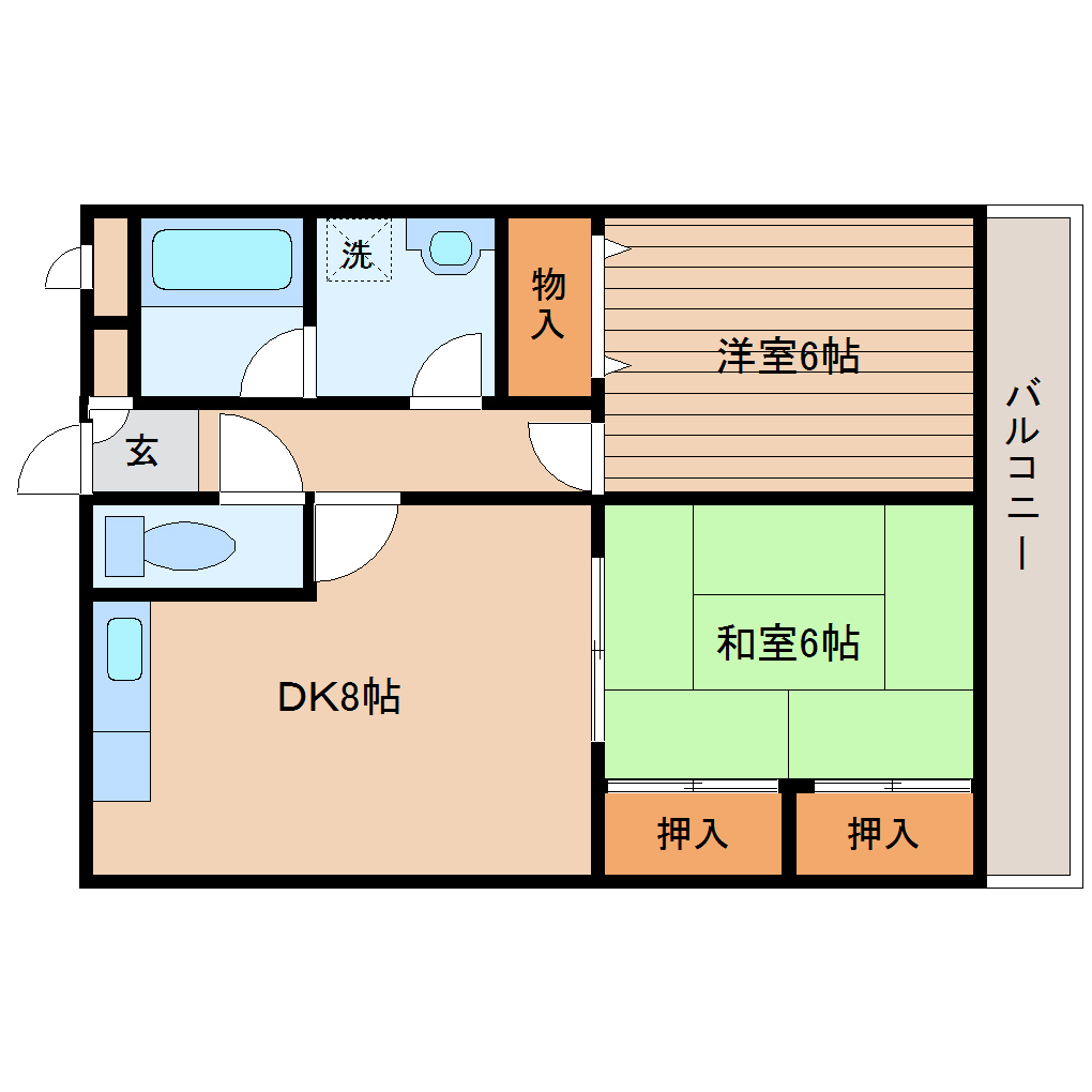 BLUE  LEAFの間取り