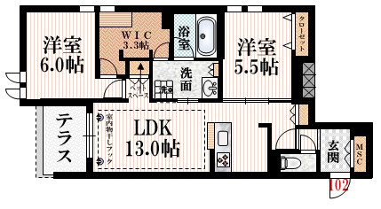 パークイーストの間取り