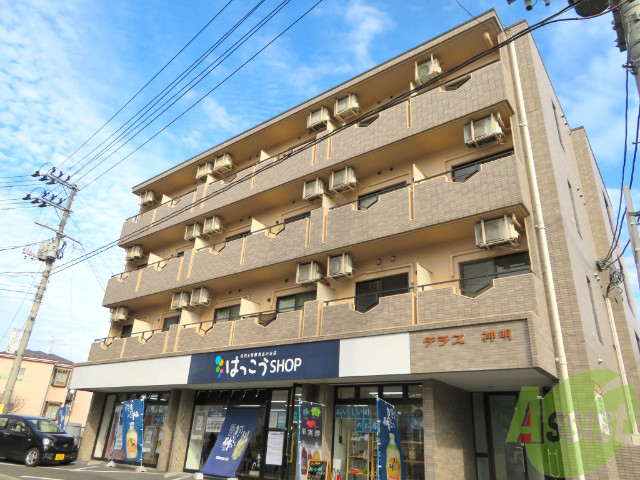 建物外観　仙台市青葉区荒巻明神町「テラス神明」