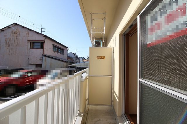 バルコニー　陽当たり良好なバルコニーです